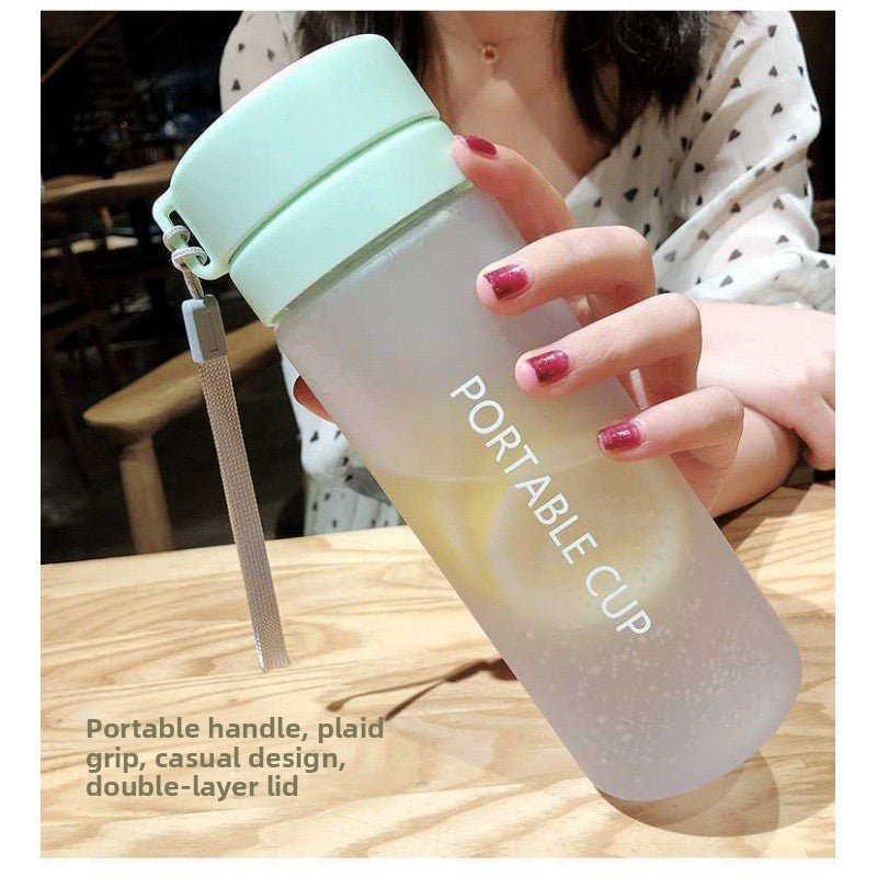 Double Lid Fruit Infusion Water Bottle