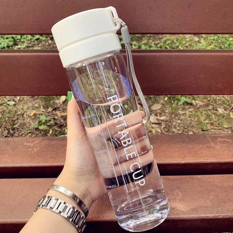 Double Lid Fruit Infusion Water Bottle