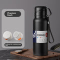 Double-Lid Stainless Steel Insulated Water Bottle