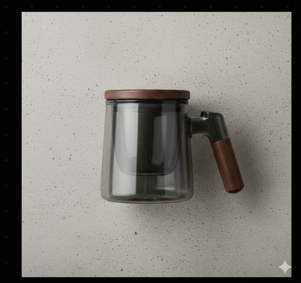 Three-piece tea cup