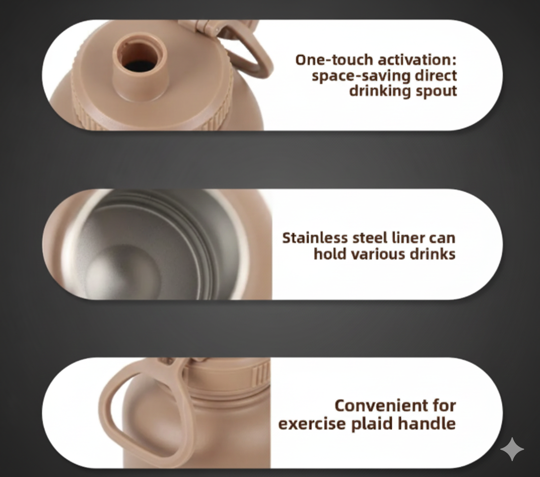 Steel Pet Water Bottle