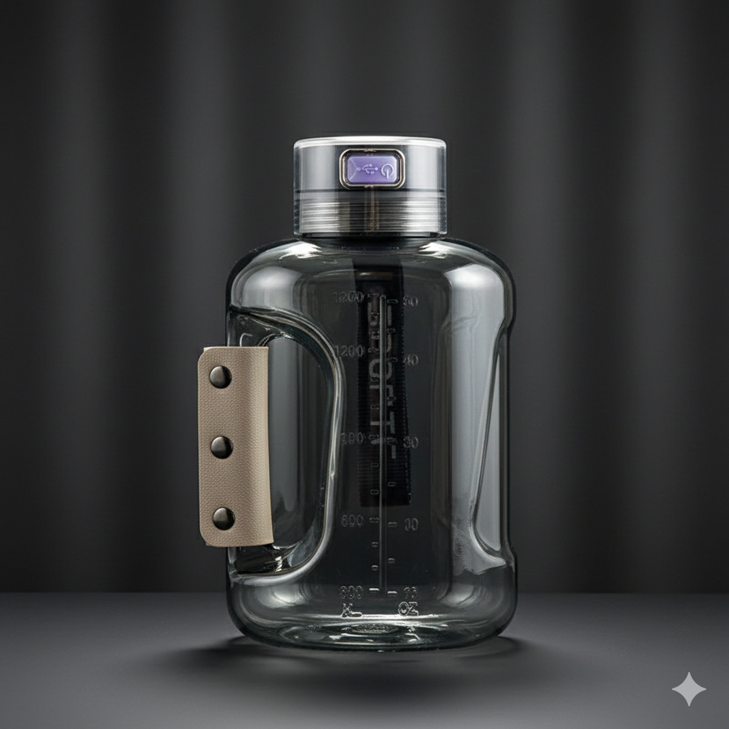 Hydrogen-Rich Portable Water Bottle