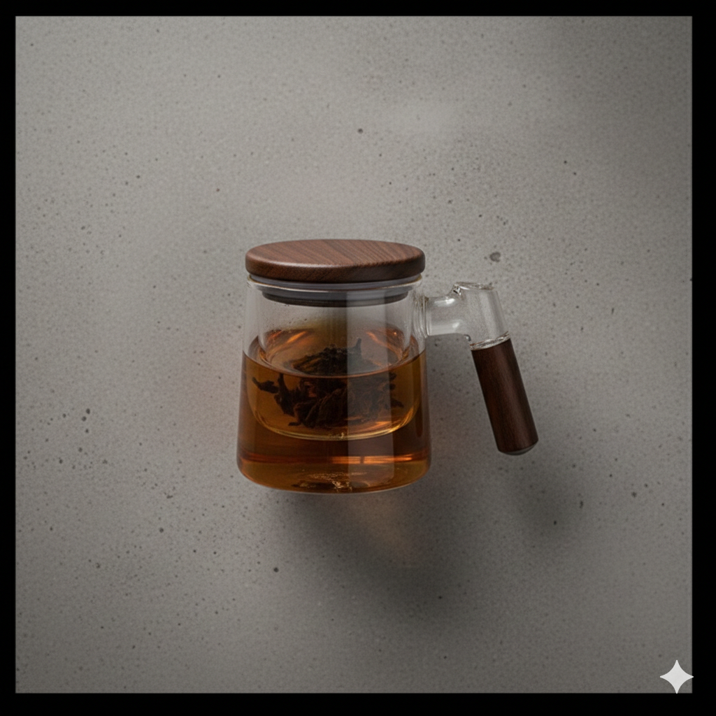 Three-piece tea cup
