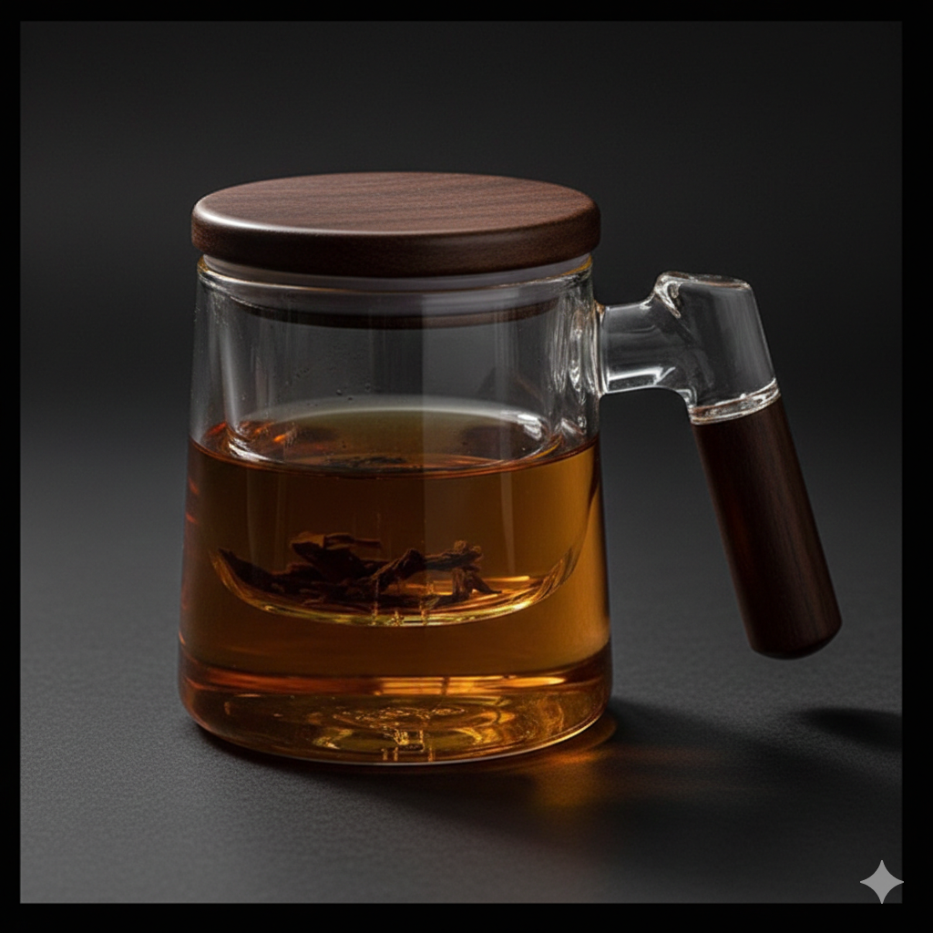 Three-piece tea cup
