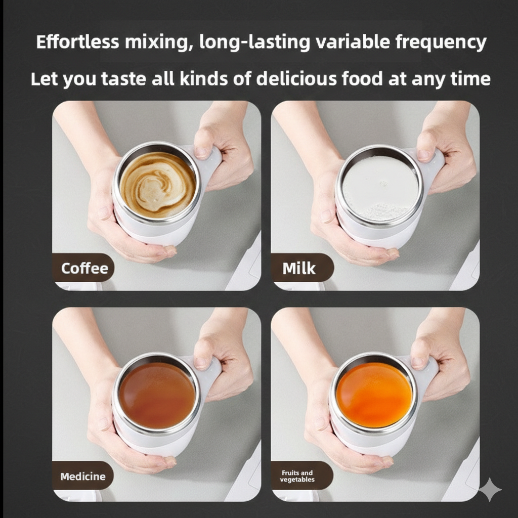 Magnetic Mixing Cup Stainless Steel