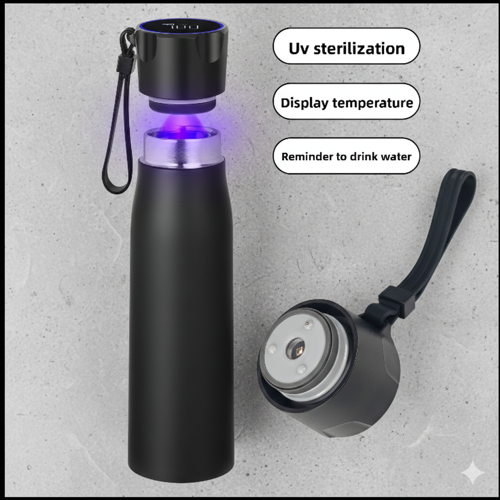3-in-1 Smart display bottle