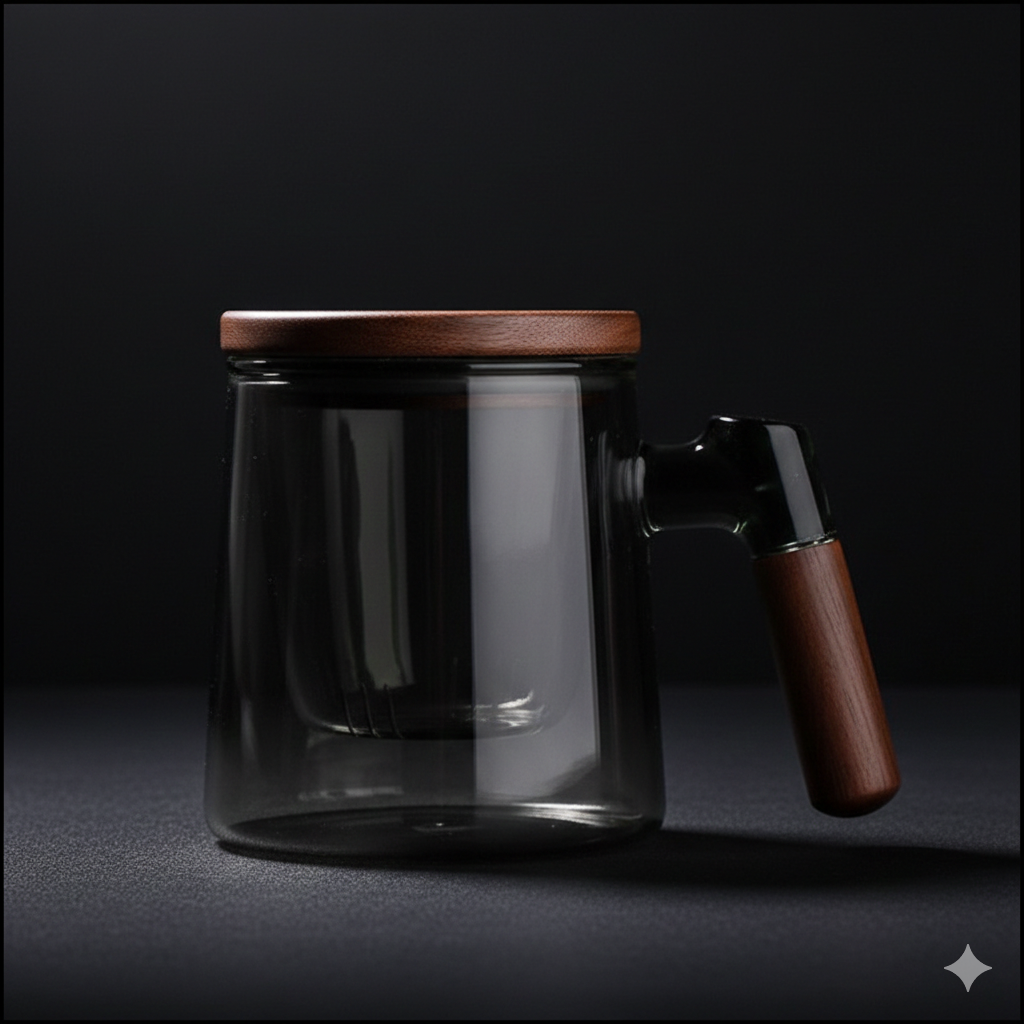 Three-piece tea cup
