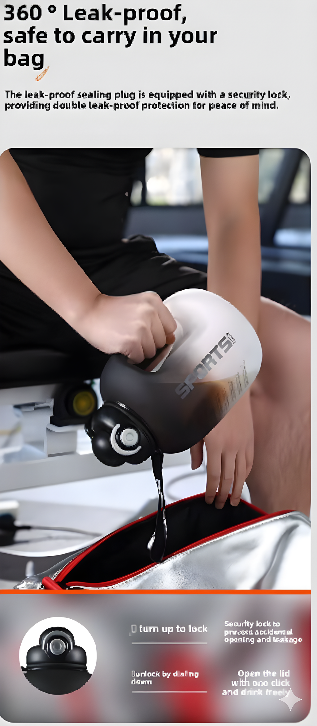 Exercise and Fitness Water Bottle