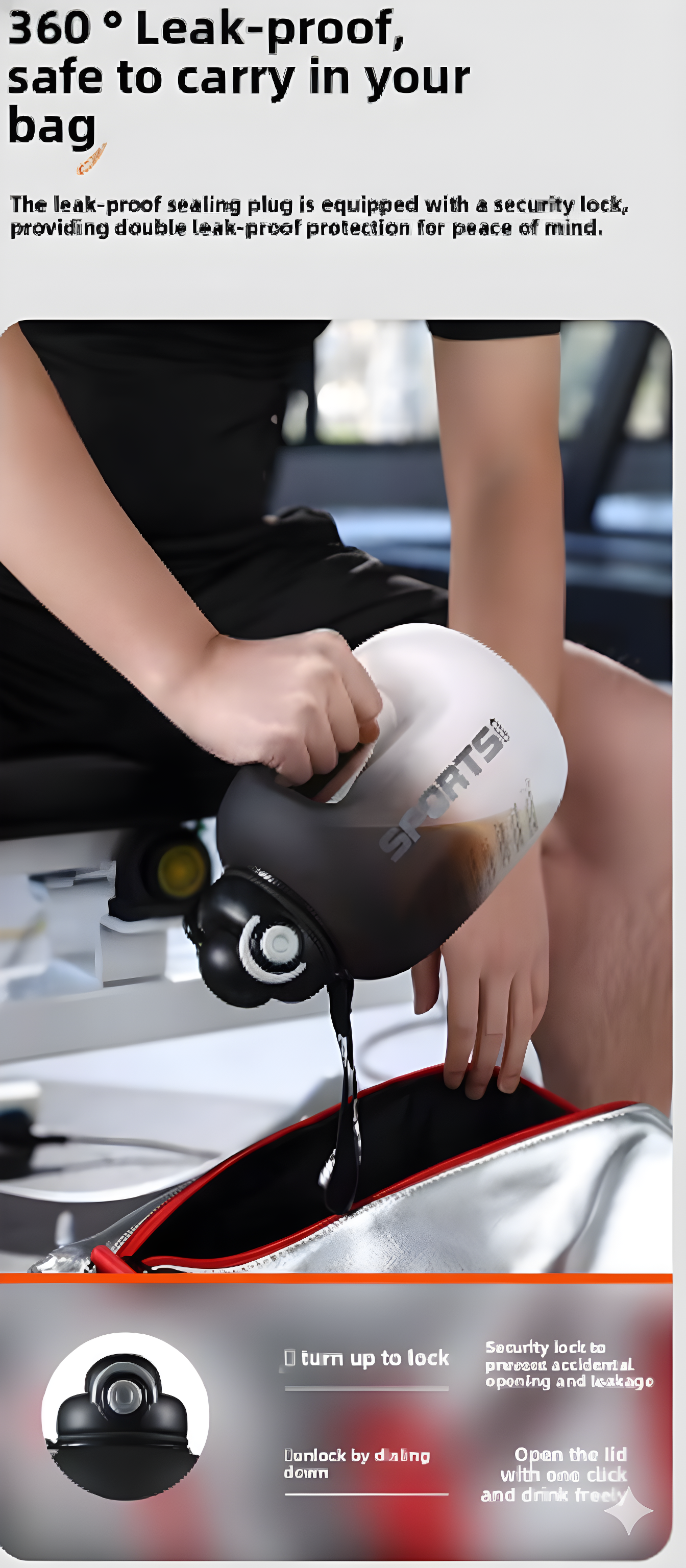 Exercise and Fitness Water Bottle