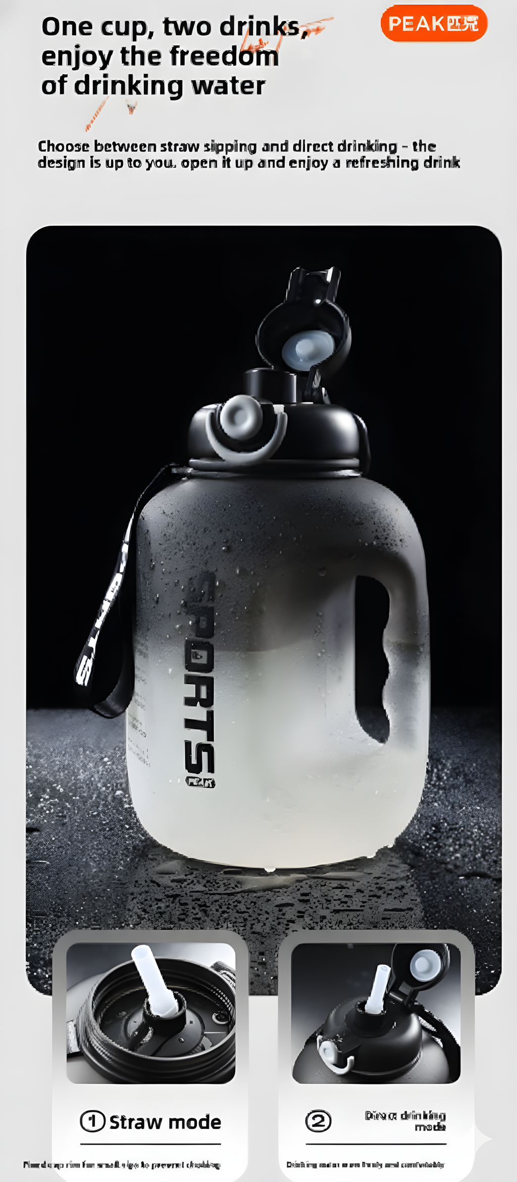 Exercise and Fitness Water Bottle